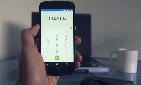 Faça Contato pelo telefone 3133091801